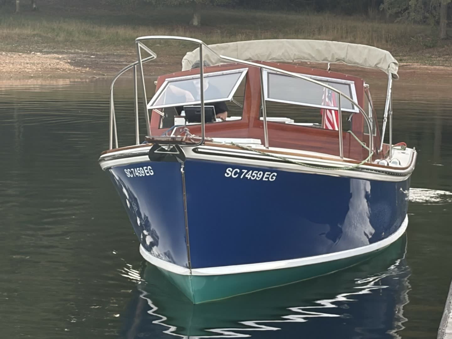 1973 Dyer 29 Bass Boat TRUE BLUE — photo 5