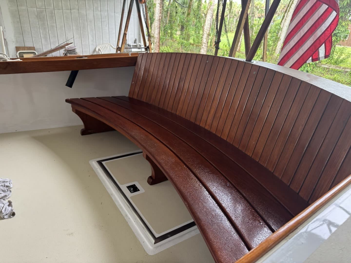 1973 Dyer 29 Bass Boat TRUE BLUE — photo 6