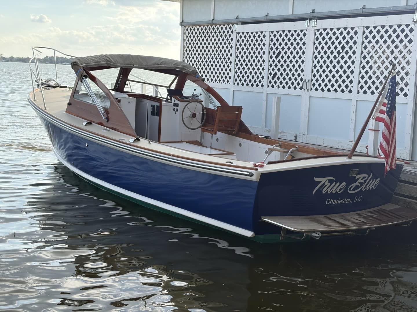 1973 Dyer 29 Bass Boat TRUE BLUE — photo 7