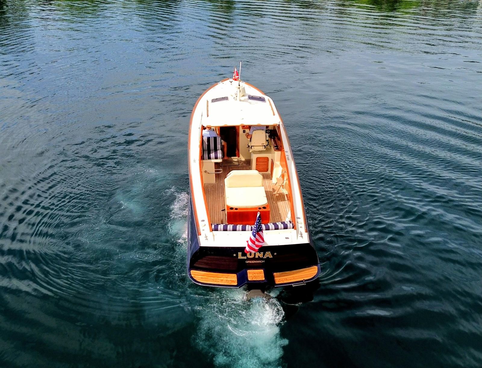 2000 Hinckley Picnic Boat 36 Classic LUNA — photo 2