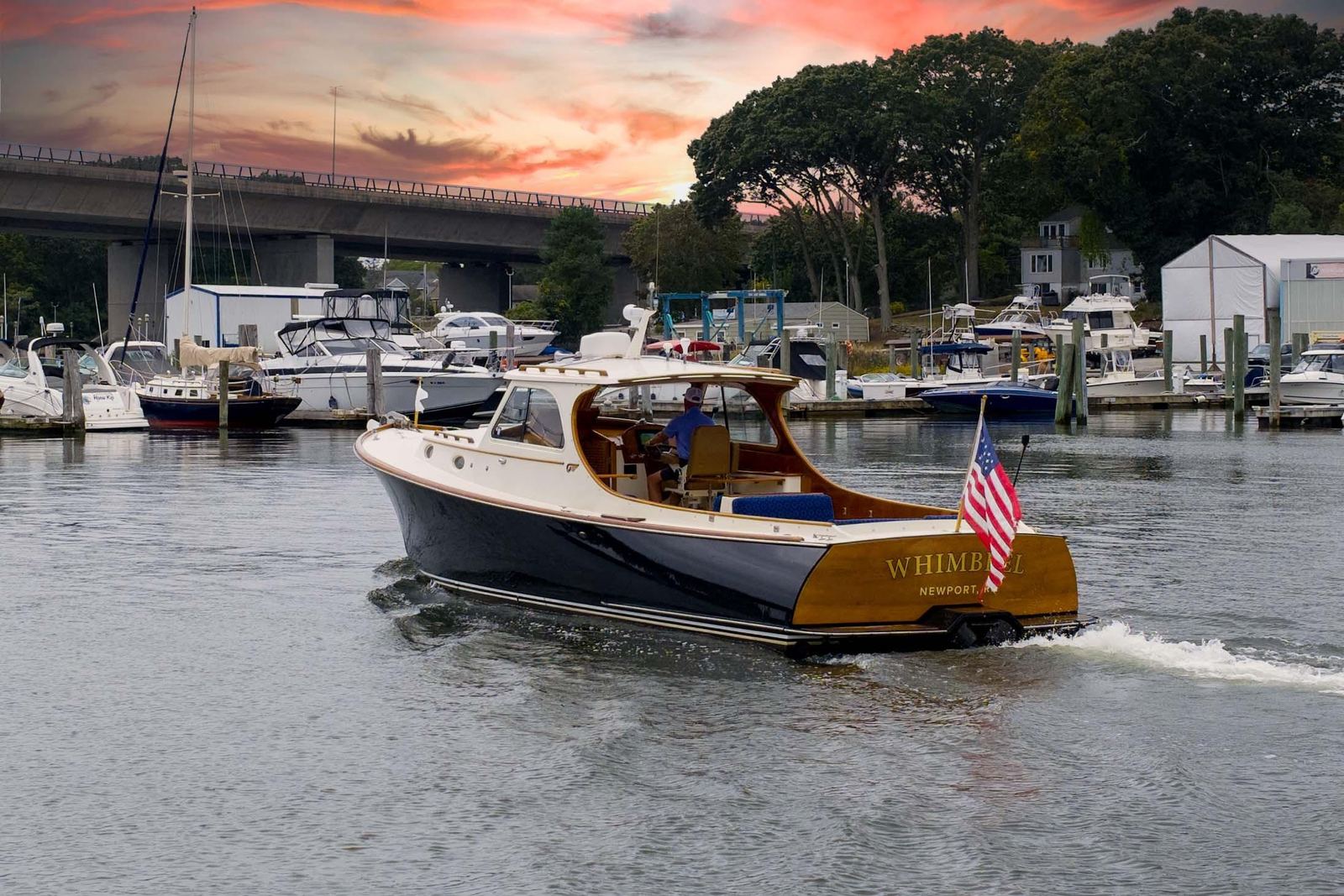 2000 Hinckley Picnic Boat 36 Classic WHIMBREL — photo 5